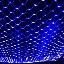 (Blue, Not Specified) 6x4M LED Net Lights Mesh Outdoor Curtain Christmas Fairy String Lights Mains UK