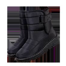 (Black, 36) Snow Ladies Ankle Boots Women Winter Warm Fur Lined Waterproof Non Shoes Slip
