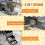 3 Step Stairs Dog Steps Bed Cat House Storage Boxes Sofa Pet Climb Grey 5
