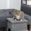 3 Step Stairs Dog Steps Bed Cat House Storage Boxes Sofa Pet Climb Grey 7