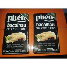 Portuguese Cod Fish in Olive Oil with Garlic Cans 2x120g