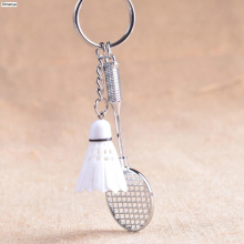 Badminton Keychain - metal Keychain Car Key Chain Key Ring chain pendant For Enthusiasts Gift #1-17228