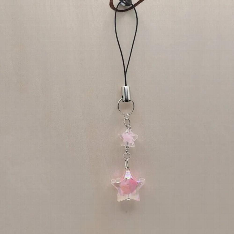 Star Crystal Star Phone Charm Minimalist Key Chains For Women Keychain Y2k Key Chain Multicoloured 885668709690