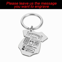Baby Key Chain First Mothers Fathers Gift Born Baby Souvenir Jewelry Baby Siamese Shape Couple Anniversary Charm