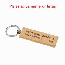 Drive Safe Keychain Personalized Couple Products Happy Fathers Birthday to Daddy Hero Boyfriend Key Rings