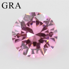 Real 0.1ct to 20ct Pink Moissanite Loose vvs1 D Excellent Cut Lab Created Gemstones Pass Diamond Tester with
