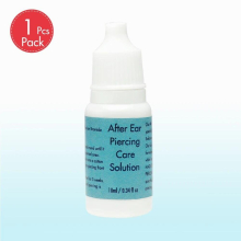 1Pc After Ear Piercing Care Solution Safe Formula Cleanser Disinfecting Nose Body Piercer Aftercare Reduce Allergy Portable