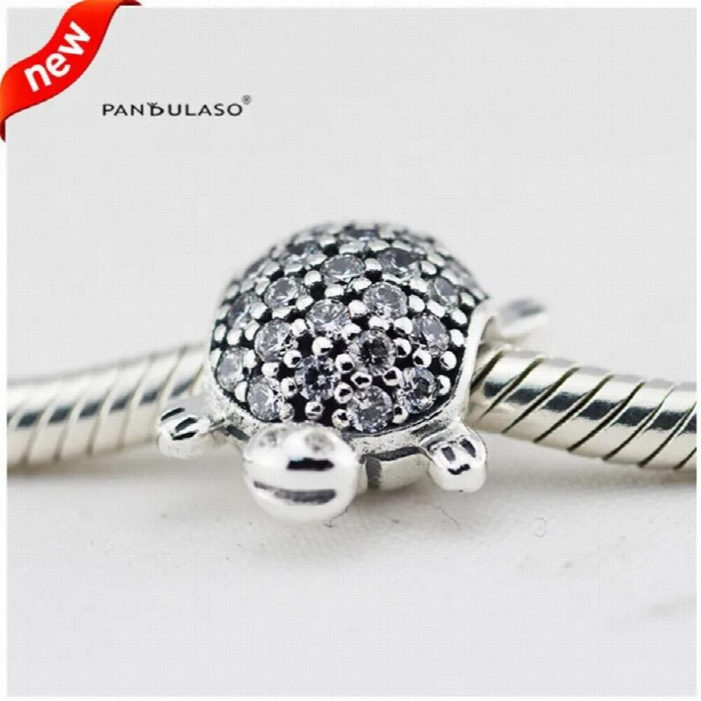Pave Sparking Tortoise Charm Fits 925 Silver Bracelets For Woman Jewelry Making Sterling Silver Jewelry Beads DIY-image-OPC-PCVSMV7-NEW