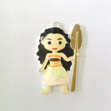 ( Choose First ) 45mm*30mm 10pcs/lot All Enamel Girl Necklace Pendant