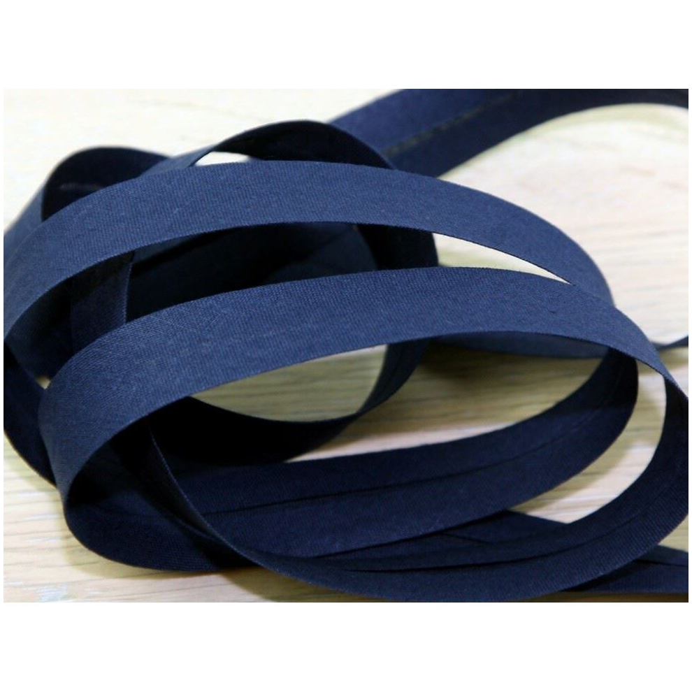 Prym 20mm Cotton Bias Binding Tape Navy Blue - per metre