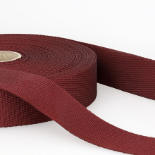 Stephanoise 35mm Shoulder Webbing Burgundy - per metre