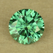 Hot 3.0mm~12mm Round Shape Brilliant Cut Synthetic Moissanites Gems Deep Green Moissanite Stone For DIY Jewelry Making