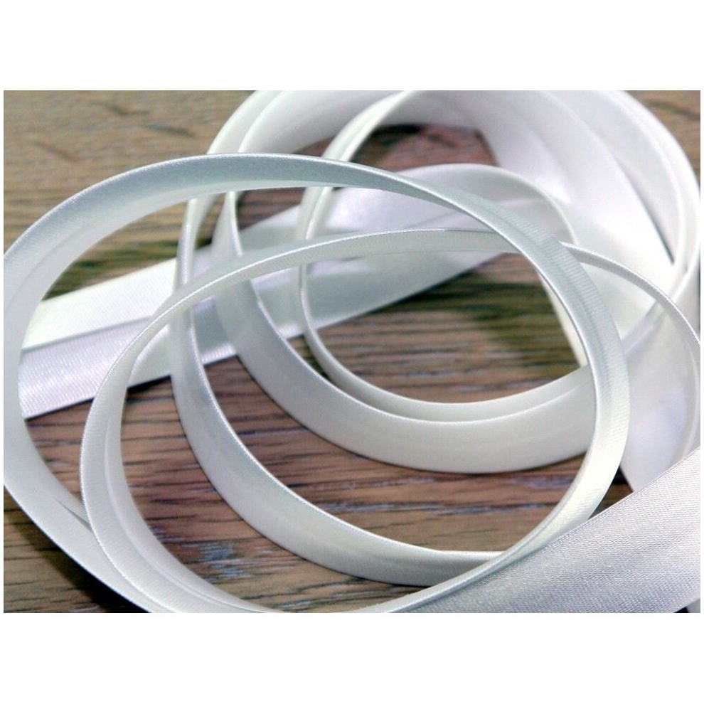 Prym 20mm Duchesse Satin Bias Binding Tape Pearl - per metre
