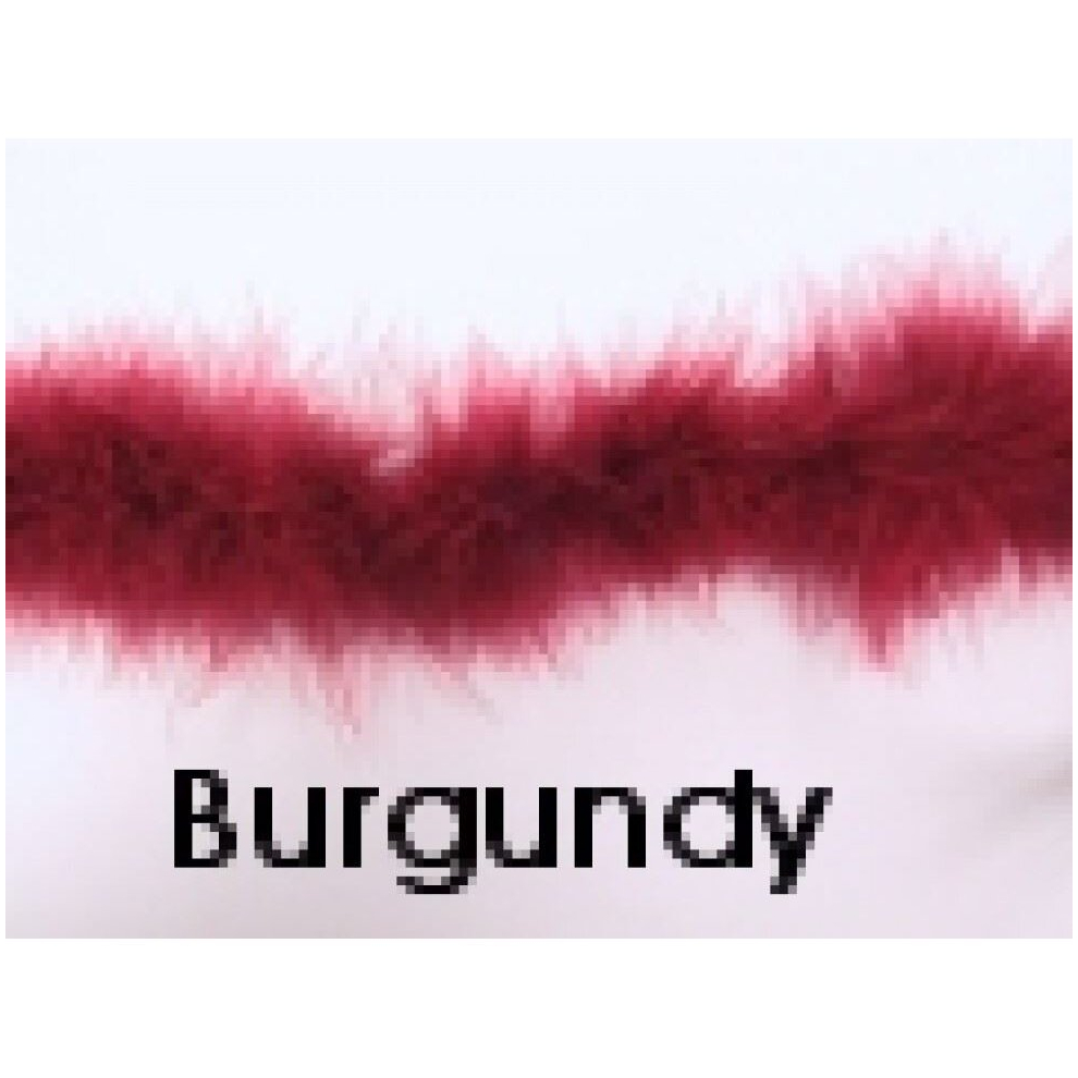 Minicraft Marabou Feather Trim Wine - per metre