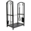 Firewood 2 Tier Rack Log Holder Wood Storage with Hooks 4 Tools Black 6