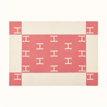 (Pink, 800 grams) Wool Cashmere Throw Plaid Blankets Sofa Bedding Shawl Xmas Gift