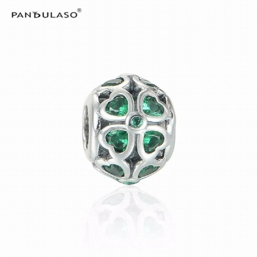 100% 925 Sterling Silver Jewelry Charms Beads Fit Silver Charm Bracelet & Choker Clover Bead Women DIY Silver Jewelry-image-OPC-PCVSS5Q-NEW
