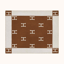(Brown, 800 grams) Wool Cashmere Throw Plaid Blankets Sofa Bedding Shawl Xmas Gift