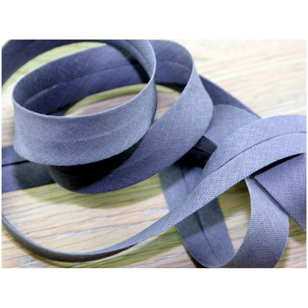 Prym 30Mm Cotton Bias Binding Tape Grey - Per Metre
