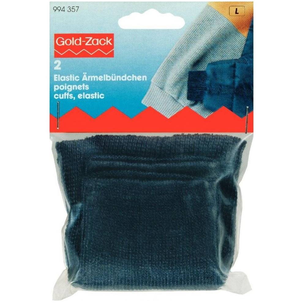 Prym Knitted Cuff Ribbing Navy Blue - per pack of 2