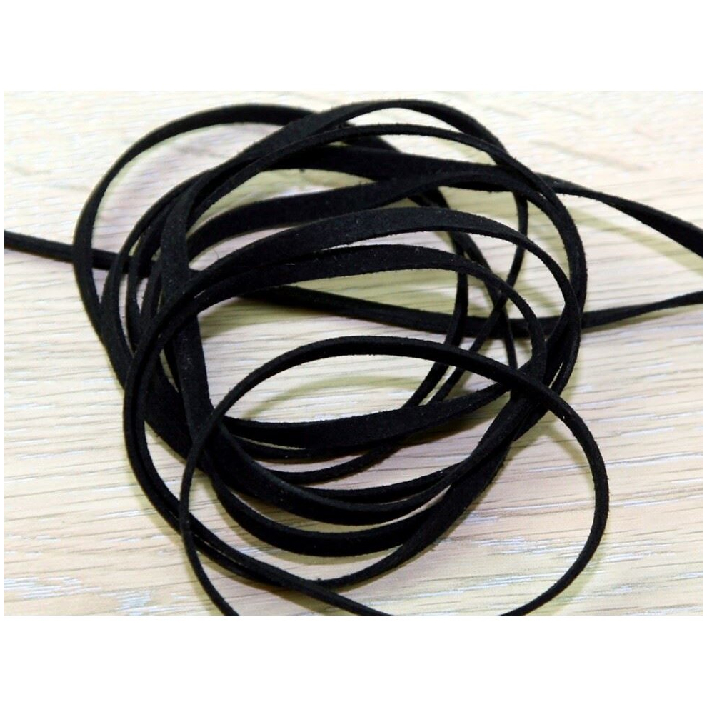 Prym 4mm Imitation Leather Lacing Tape Brown - per metre