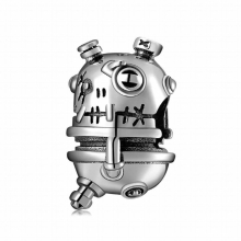 S925 Sterling Silver Beads Creative Machinery Gothic Style Beaded Bracelet DIY Accessories Scattered Silver Jewelry