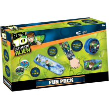 HGL Ben 10 Ultimate Alien Gift Set - Includes UA Jet Balls, Yo-Yo, Wrist Bands, Water Wriggler & Tattoo Sleeve