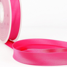 Stephanoise 20mm Satin Bias Binding Tape Fuchsia Pink - per metre