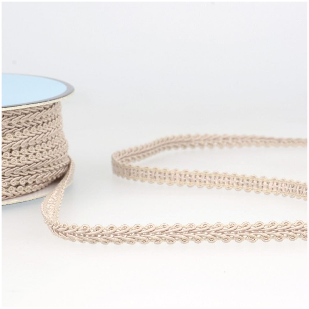 Stephanoise 6mm Gimp Braid Trim Beige - per metre