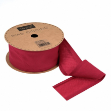 Essential Trimmings 50mm Polycotton Bias Binding Tape Scarlet - per metre