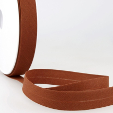 Stephanoise 20mm Polycotton Bias Binding Tape Ginger Brown - per metre