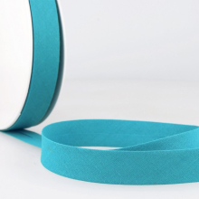 Stephanoise 20mm Polycotton Bias Binding Tape Turquoise Blue - per metre