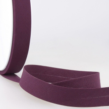 Stephanoise 20mm Polycotton Bias Binding Tape Aubergine - per metre