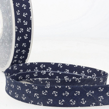 Stephanoise 30mm Anchor Bias Binding Tape Blue - per metre