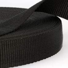 Stephanoise 30mm Polypropylene Webbing Black - per metre