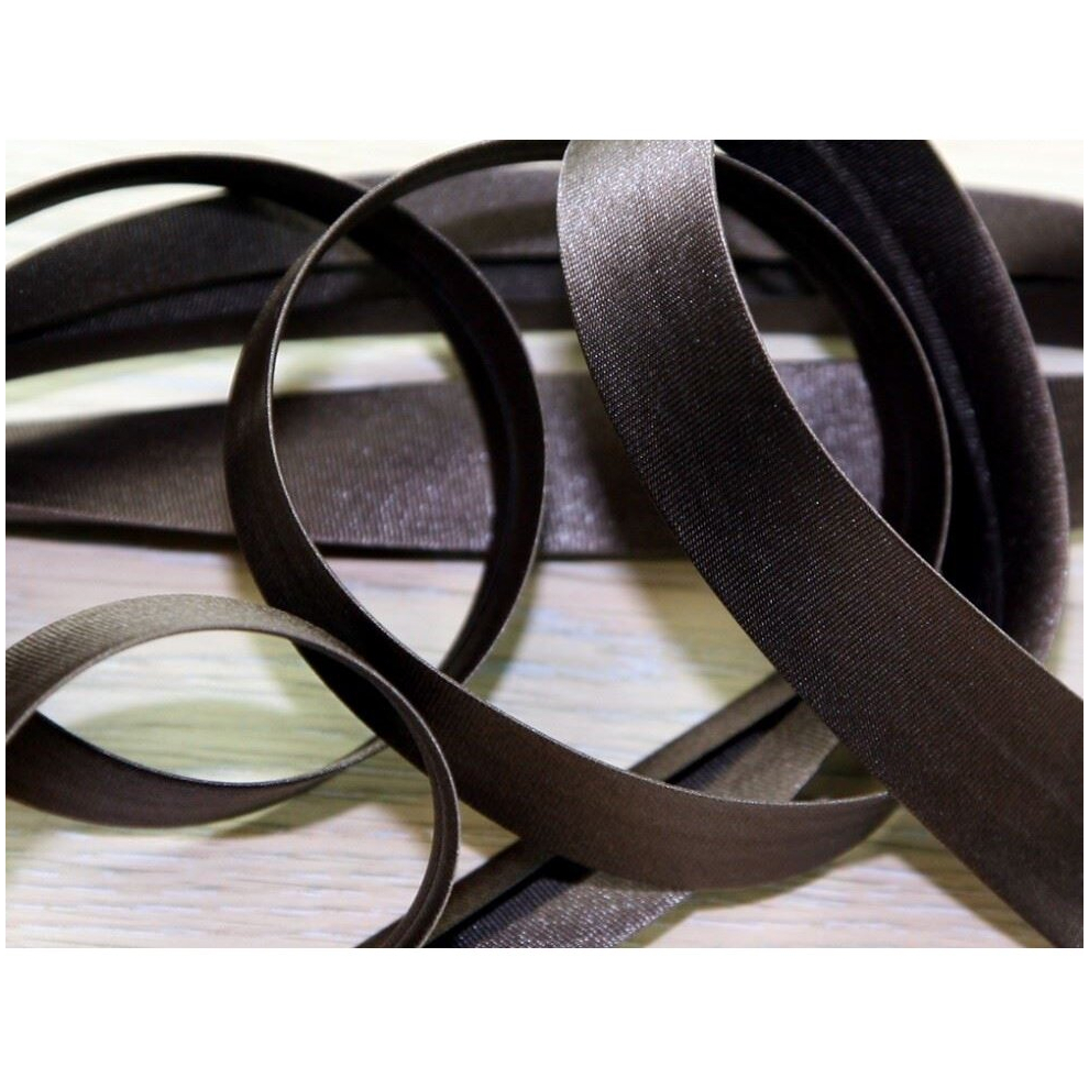 Prym 20mm Duchesse Satin Bias Binding Tape Dark Brown - per metre