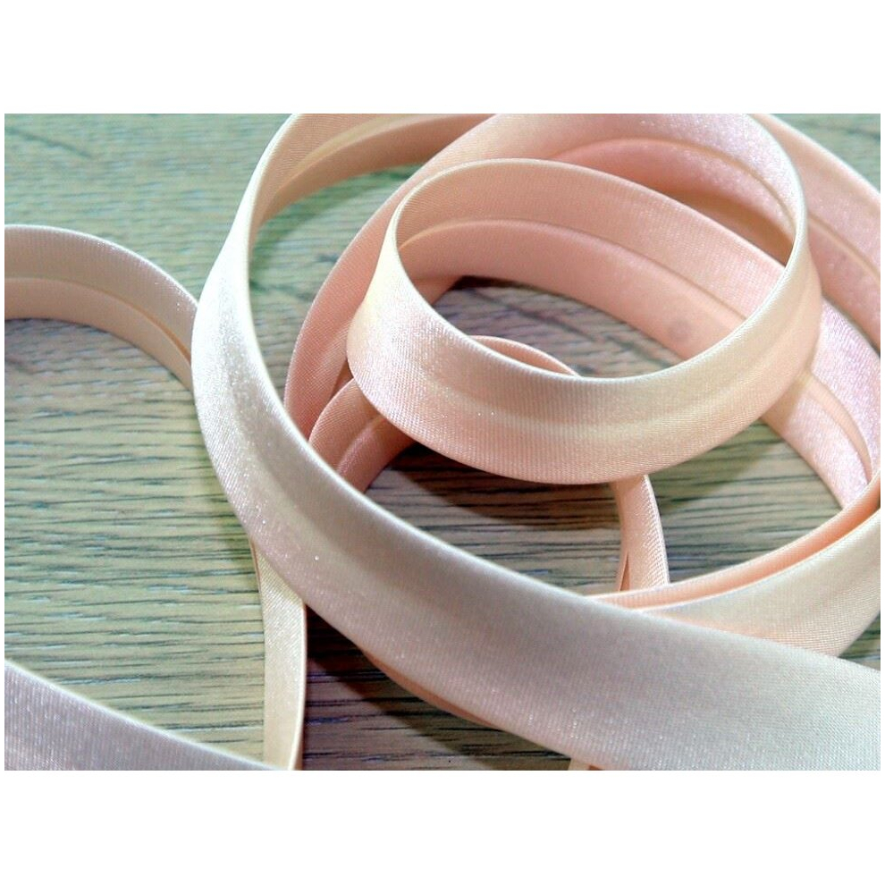 Prym 20mm Duchesse Satin Bias Binding Tape Light Beige - per metre