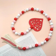 Products DIY Painted Tassel Wooden Beaded Wooden Beads Jewelry Accessories Romance Gift