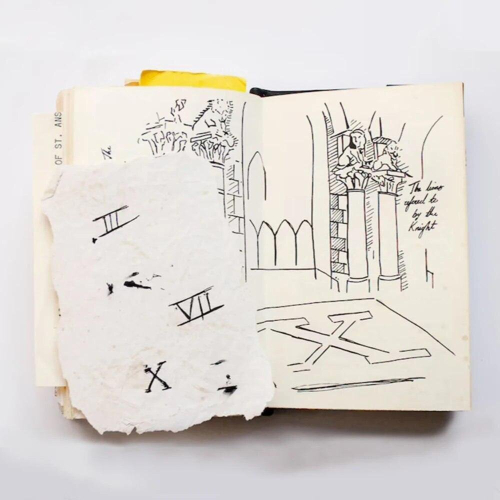 Prop Copy Diary Alightly Unique Worn Appearance Suitable For Schools 1