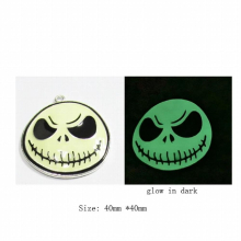 Newest 10pcs/lot Glow In Dark Enamel Ghost/ Skull/Skeleton/Halloween Pendants For Chunky Kids Necklace