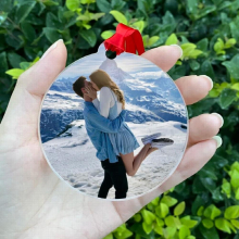 Photo Acrylic Pendant Five Kinds Of Ribbons Optional Creative Gift Holiday Surprise Birthday Wishes