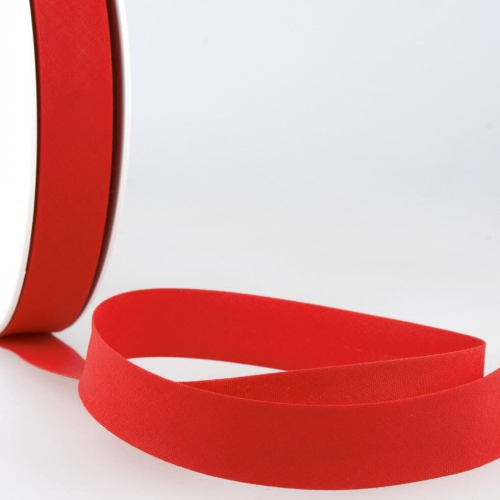 Stephanoise 50mm Polycotton Bias Binding Tape Red - per metre