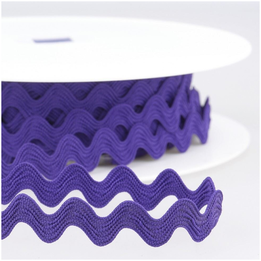 Stephanoise 13mm Ric Rac Trim Violet - per metre