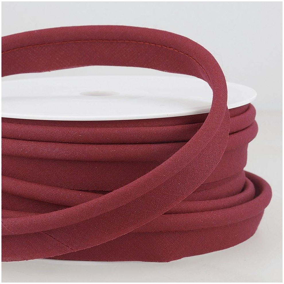 Stephanoise 5mm Flanged Piping Cord Burgundy - per metre