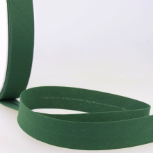 Stephanoise 20mm Polycotton Bias Binding Tape Dark Green - per metre
