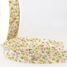 Stephanoise 20mm Floral Bias Binding Tape Pink - per metre