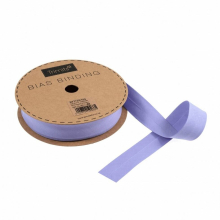 Essential Trimmings 25mm Polycotton Bias Binding Tape Heather - per metre
