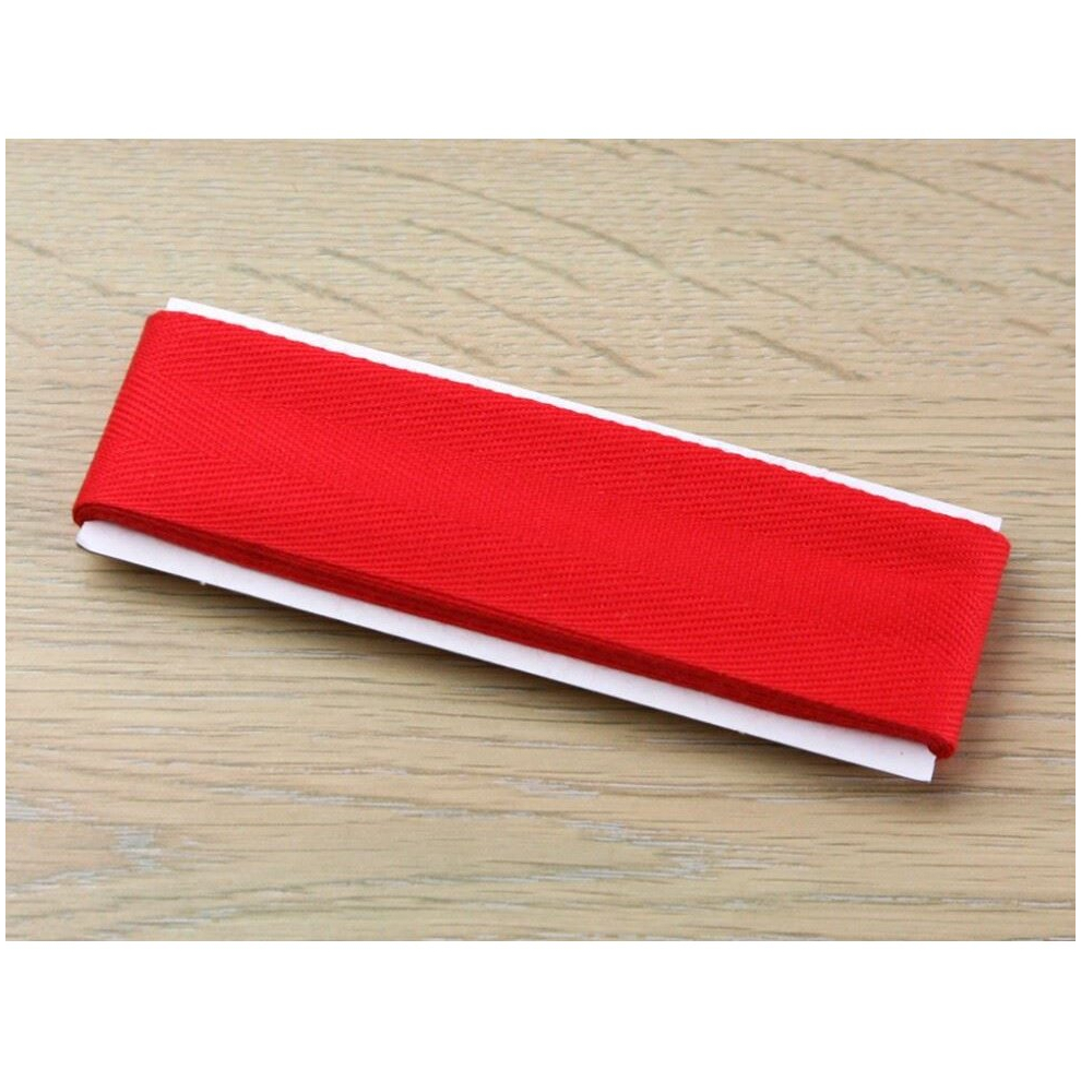 Prym 30mm Strong Cotton Herringbone Tape Red - each