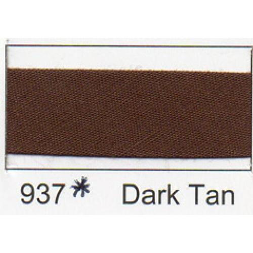 Essential Trimmings 50mm Polycotton Bias Binding Tape Dark Tan - per pack