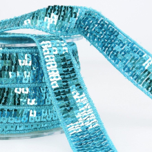 Stephanoise 10mm Sequin Trim Turquoise Blue - per metre